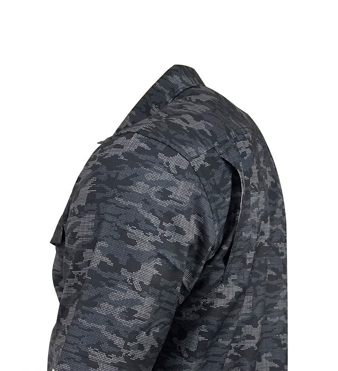 Men's Dot Camo UV Vented Fishing Shirt - WonderingCloth