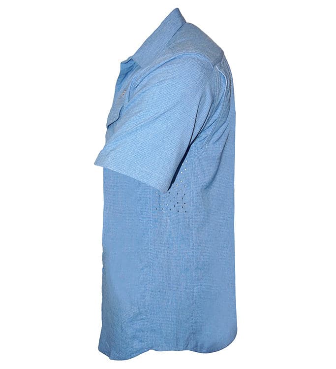 Men's Captiva Island S/S UV Vented Fishing Shirt - WonderingCloth