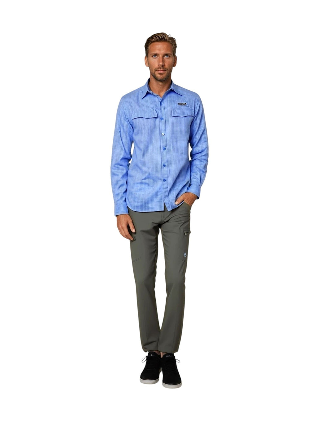 Men's Sealand L/S UV Vented Fishing Shirt - WonderingCloth