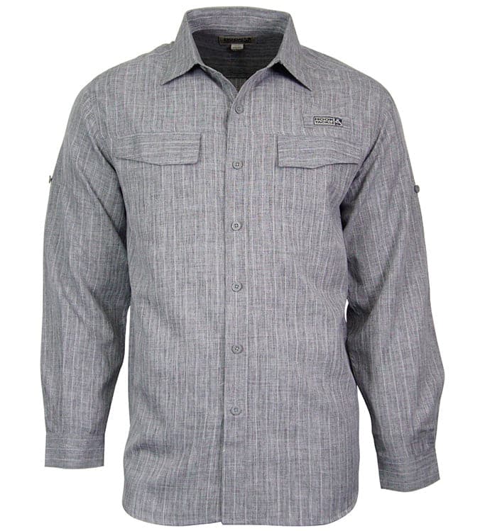 Men's Inlet L/S UV Vented Fishing Shirt - WonderingCloth