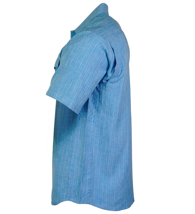 Men's Inlet S/S UV Vented Fishing Shirt - WonderingCloth