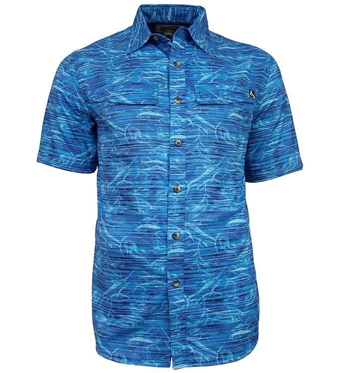 Men's Offshore Fishing  UV Vented Fishing Shirt - WonderingCloth