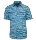 Men's Marlin Camo UV Vented Fishing Shirt - WonderingCloth