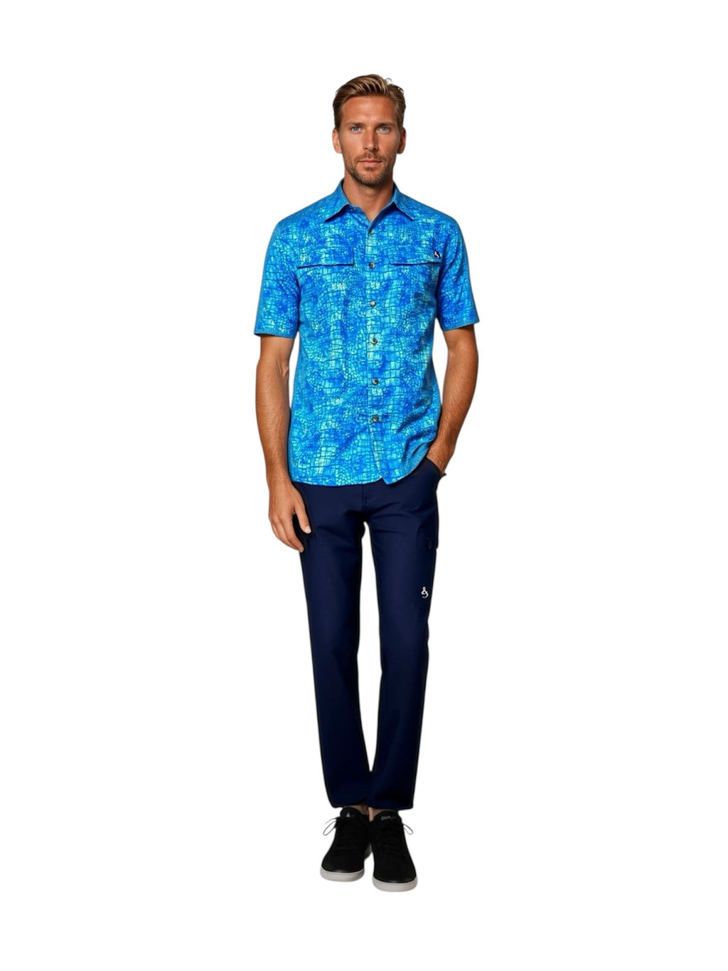 Men's Chaos UV Vented Fishing Shirt - WonderingCloth
