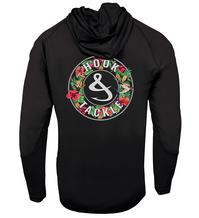 Men's Tropic Mix UV Fishing Hoodie - WonderingCloth