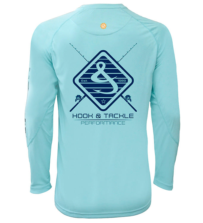 Men's Rods & Hook L/S UV Fishing Shirt - WonderingCloth