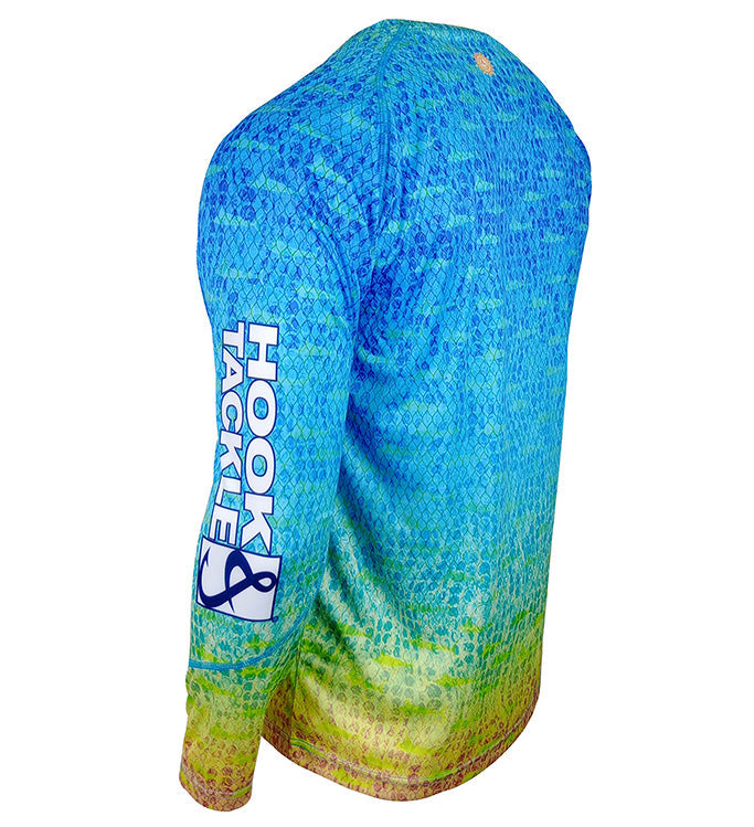 Men's Scaly Fins L/S UV Fishing Shirt - WonderingCloth