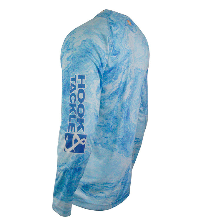 Men's Currents L/S UV Fishing Shirt - WonderingCloth