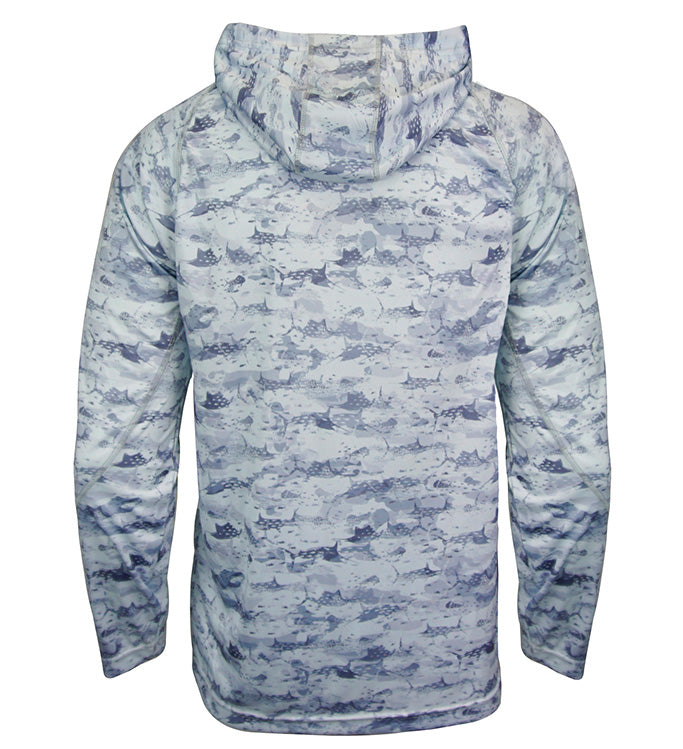 Men's Billfish Camo UV Fishing Hoodie - WonderingCloth