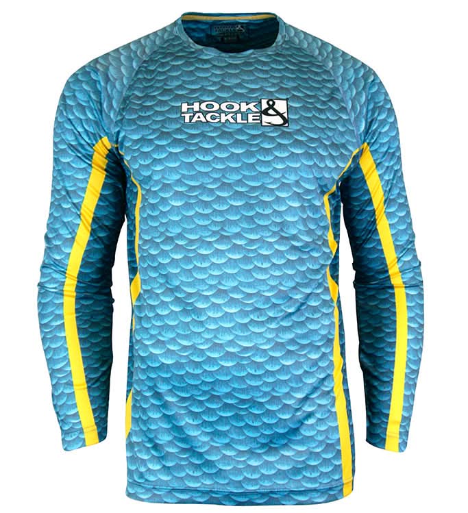 Men's Mahi Scales L/S UV Fishing Shirt - WonderingCloth