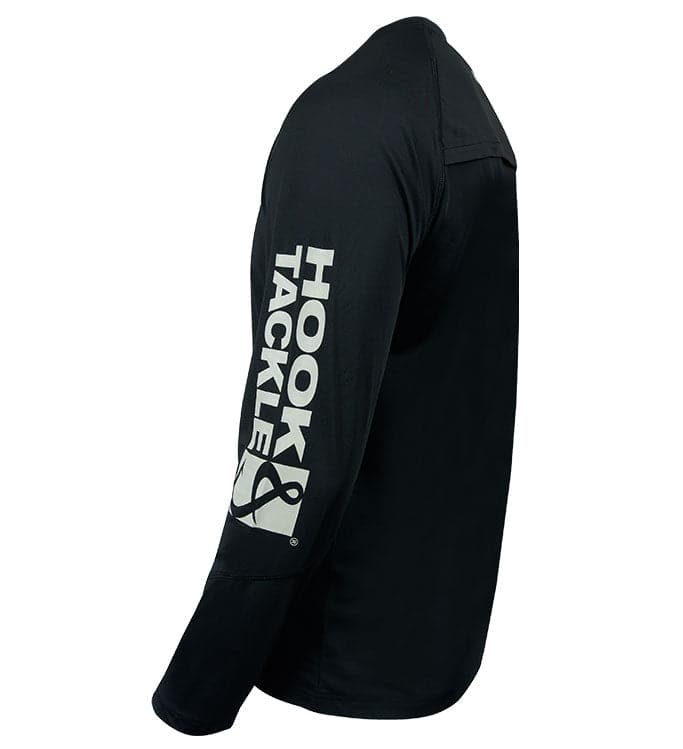 Men's Feeding Frenzy Vented L/S UV Fishing Shirt - WonderingCloth