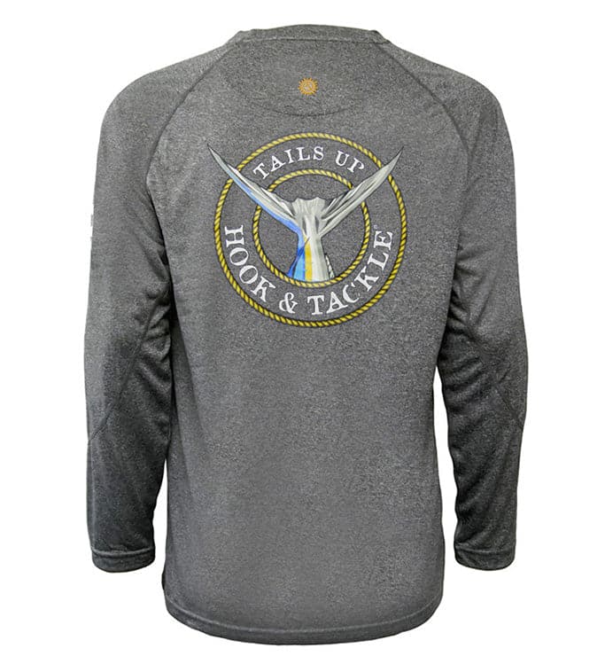 Youth Tails Up UV Fishing Shirt (8-20) - WonderingCloth