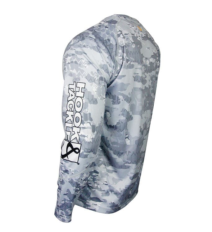Fractal Camo Waves UV Fishing Shirt (8-20) - WonderingCloth