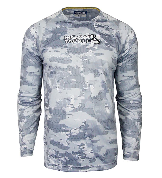 Fractal Camo Waves UV Fishing Shirt (8-20) - WonderingCloth