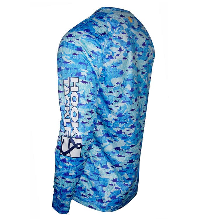 Men's Billfish Texture UV Fishing Shirt - WonderingCloth