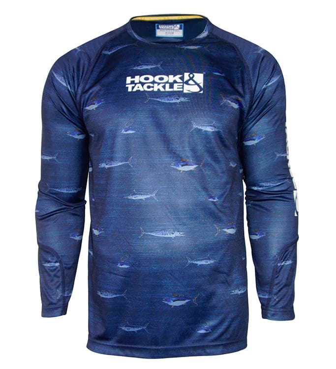 Men's Offshore Fish L/S UV Fishing Shirt - WonderingCloth