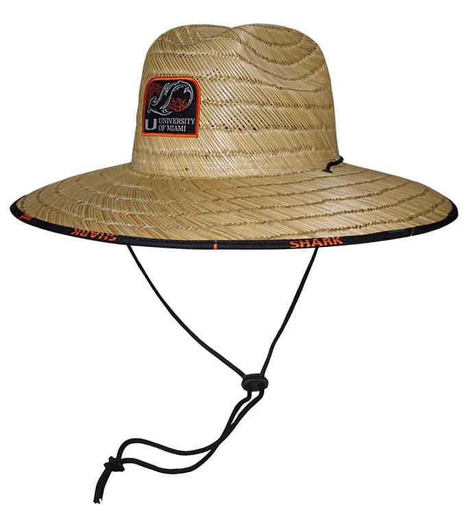 University of Miami Shark Research Straw Hat - WonderingCloth