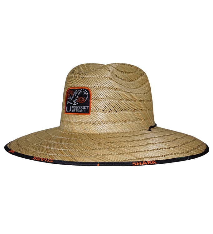 University of Miami Shark Research Straw Hat - WonderingCloth
