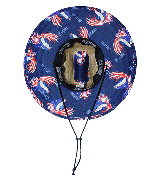 Sails & Stripes Straw Hat - WonderingCloth