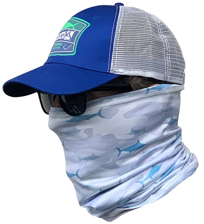 Blue Marlin Camo Gaiter - WonderingCloth