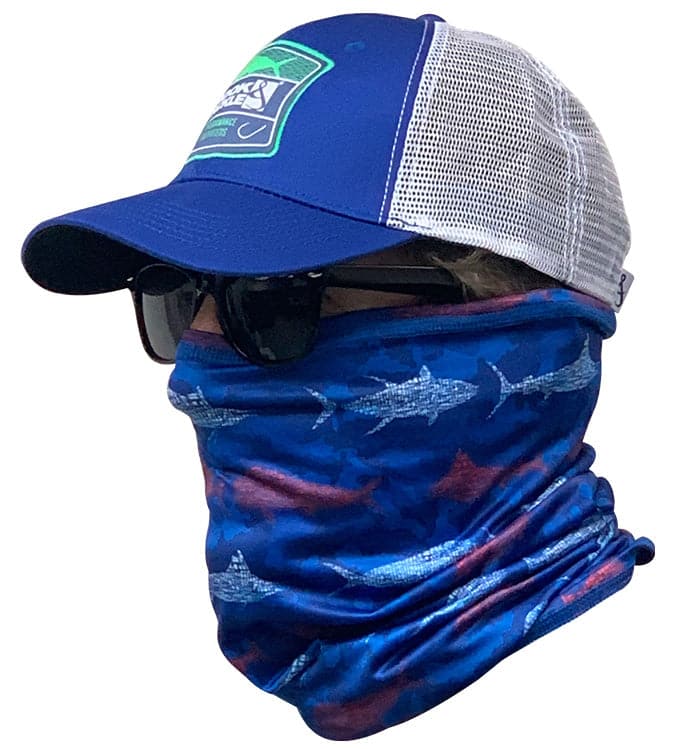 Fish & Stripes Face & Neck Gaiter - WonderingCloth