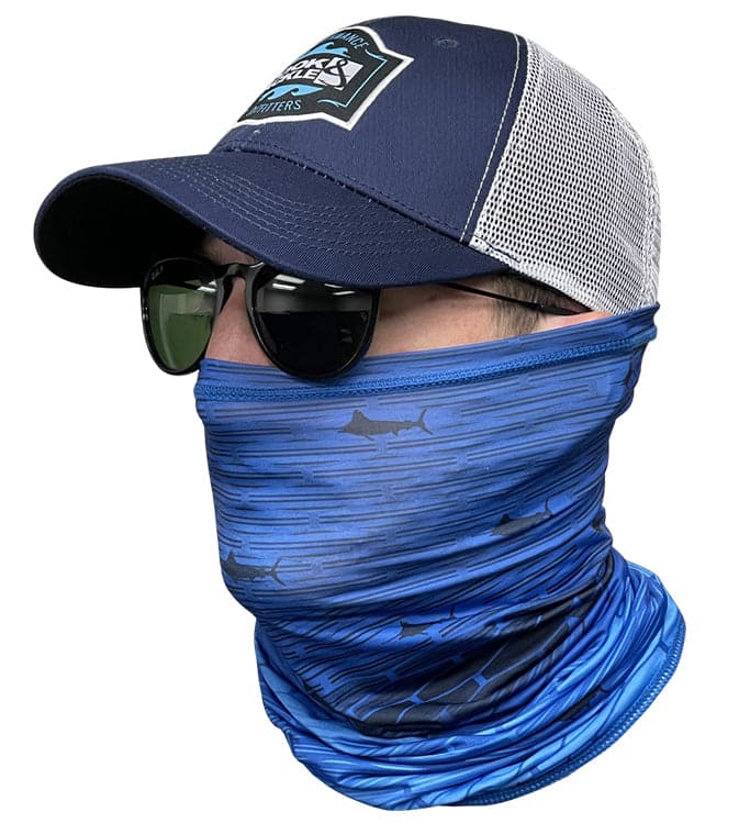 Marlin Gradient Face & Neck Gaiter - WonderingCloth