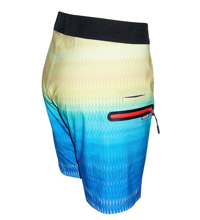 Men's Gradient Scales Stretch Boardshort - WonderingCloth