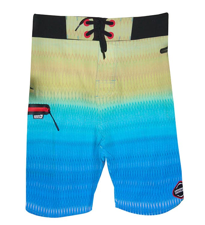 Men's Gradient Scales Stretch Boardshort - WonderingCloth