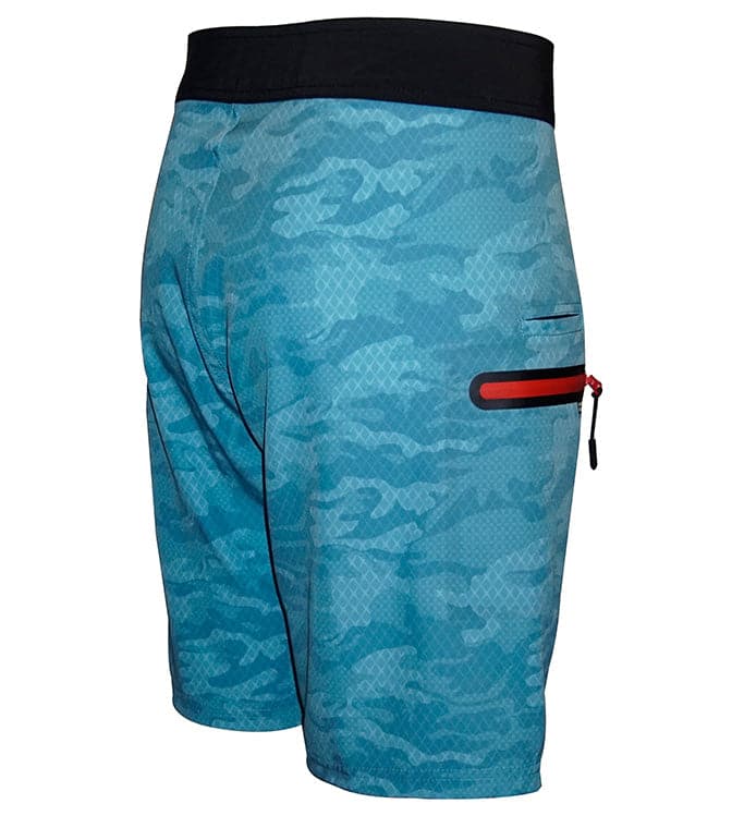 Men's Geo Camo Stretch Fishing Boardshort - WonderingCloth