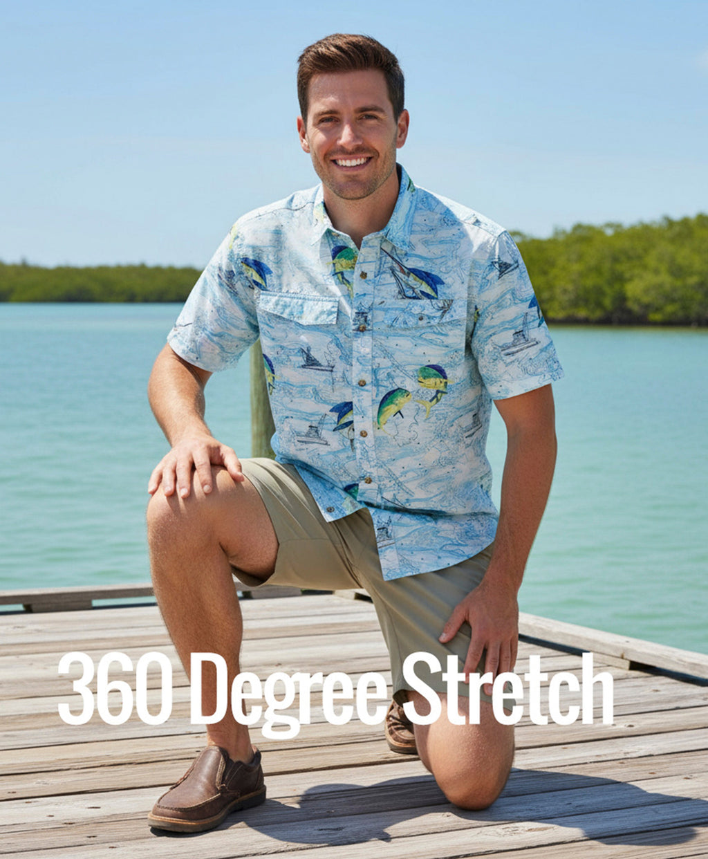 Men's Hi-Tide Hybrid 360 Degree Stretch Short - WonderingCloth