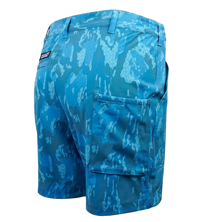 Men's Geo Camo Beer Can Lightweight Stretch Short - WonderingCloth