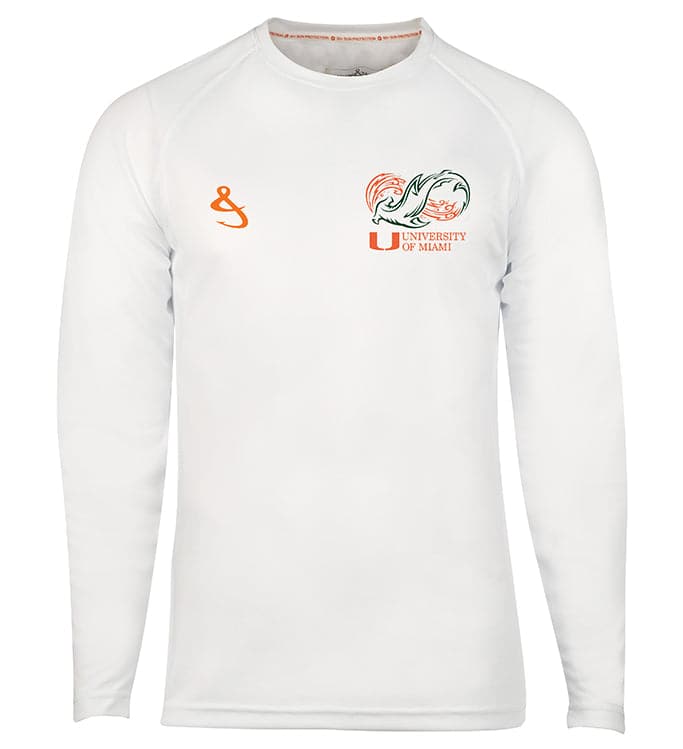 Men's Univ. of Miami Seamount L/S Shirt - WonderingCloth