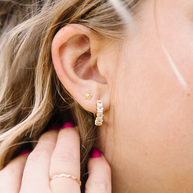 Flower Mini Studs - WonderingCloth