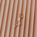 Lovestruck Heart Hoops - WonderingCloth