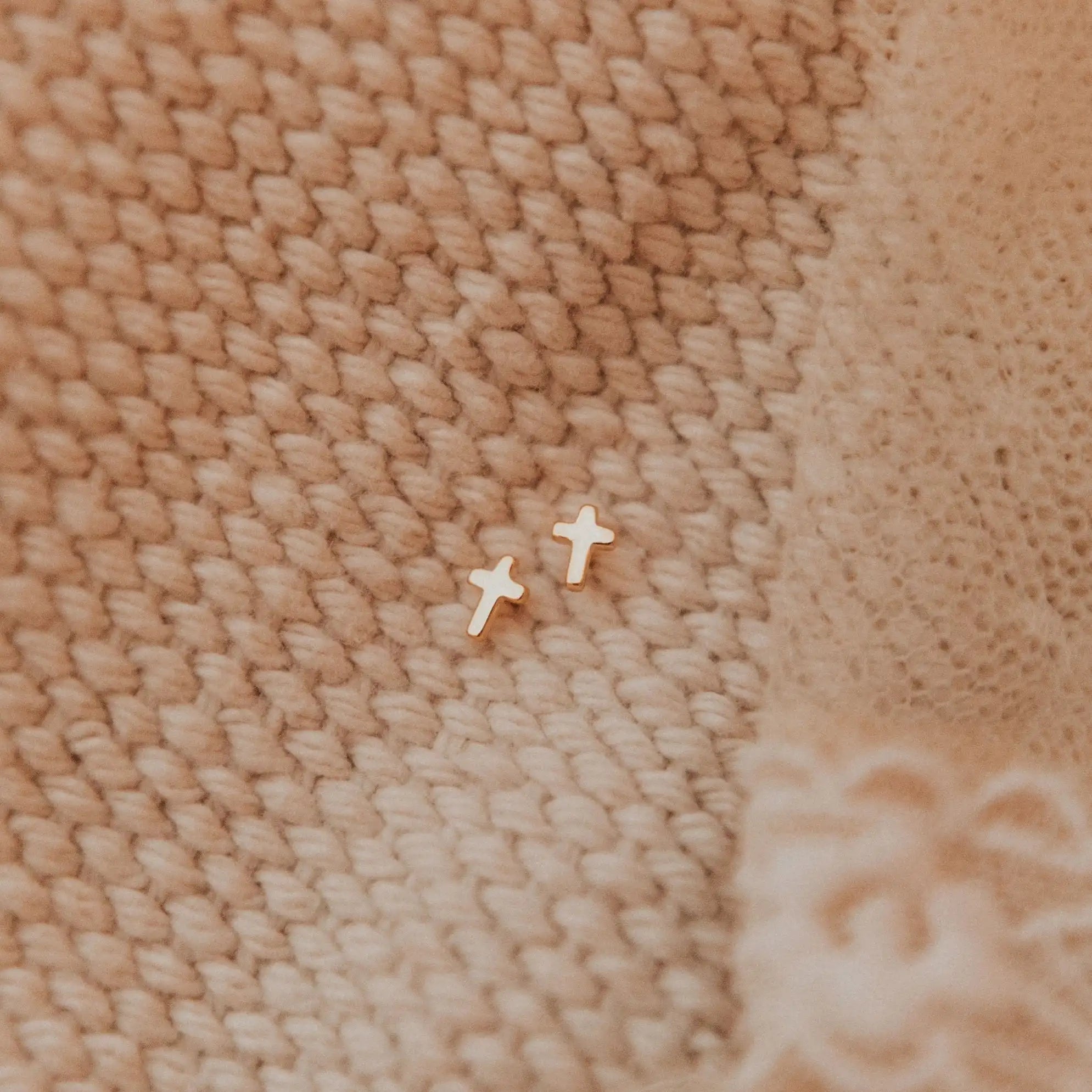 Cross Studs - WonderingCloth