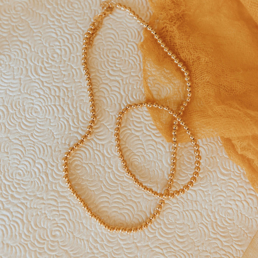 Staci Gold Filled Bead Bracelet - WonderingCloth