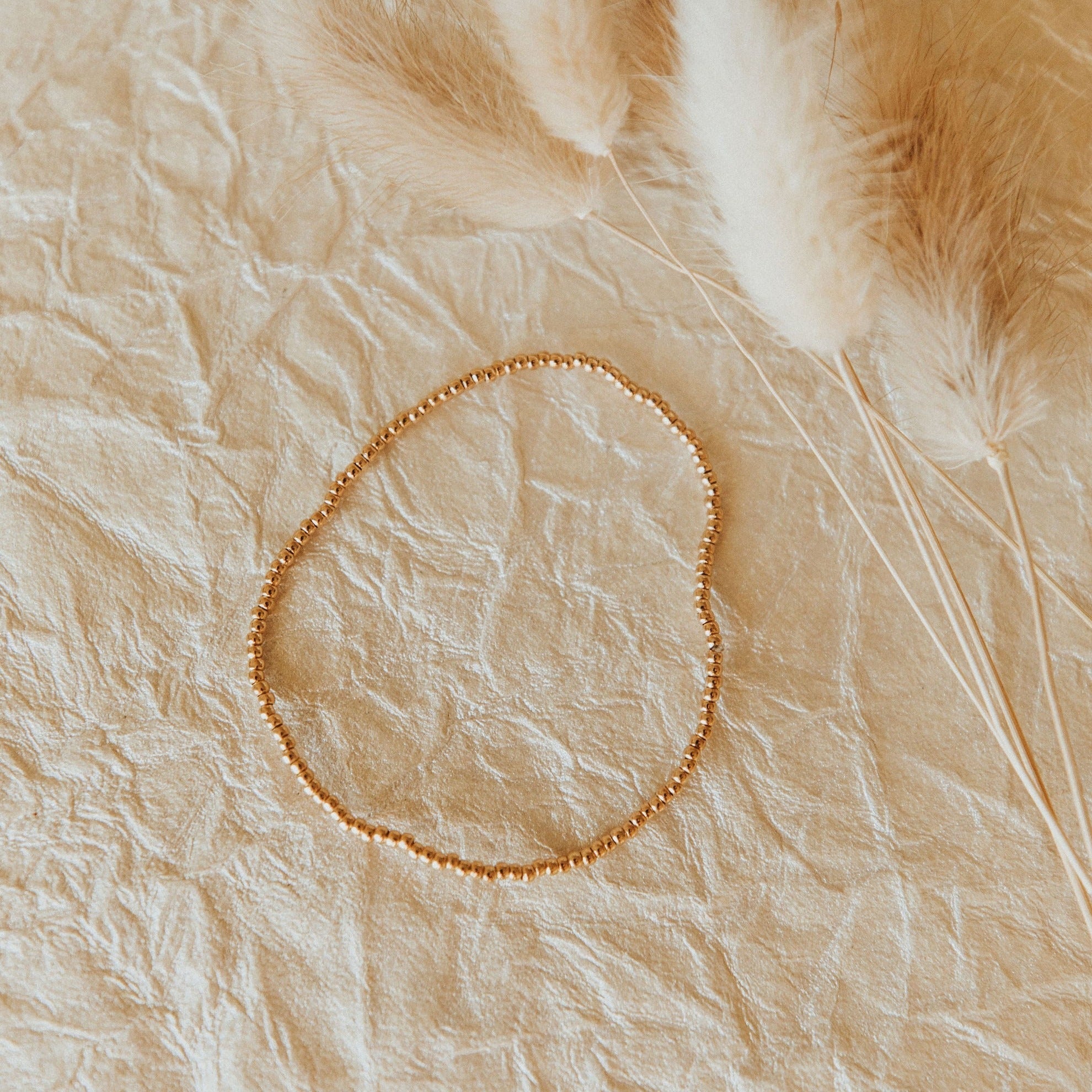 Staci Gold Filled Bead Bracelet - WonderingCloth