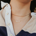 Staci Gold Filled Bead Necklace - WonderingCloth
