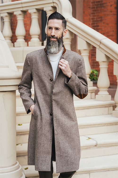 The Kaél Men’s Brown Jacket - WonderingCloth