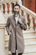 The Kaél Men’s Brown Jacket - WonderingCloth