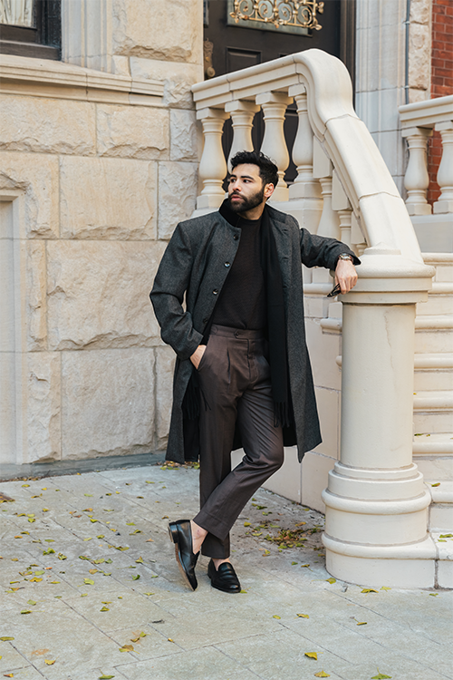 The Kaél Men’s Grey Jacket - WonderingCloth