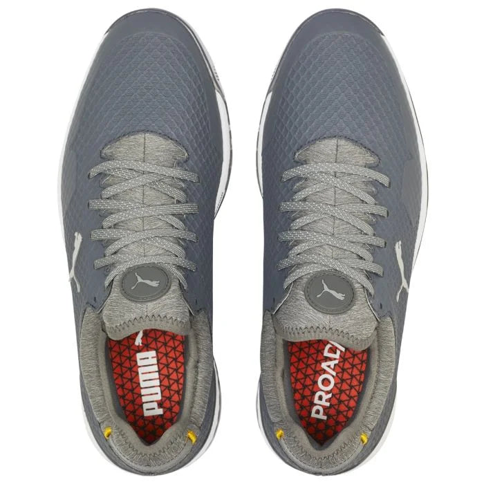 PUMA PROADAPT ALPHACAT Golf Shoes - Quiet Shade/Puma Silver/Yellow Sizzle - WonderingCloth
