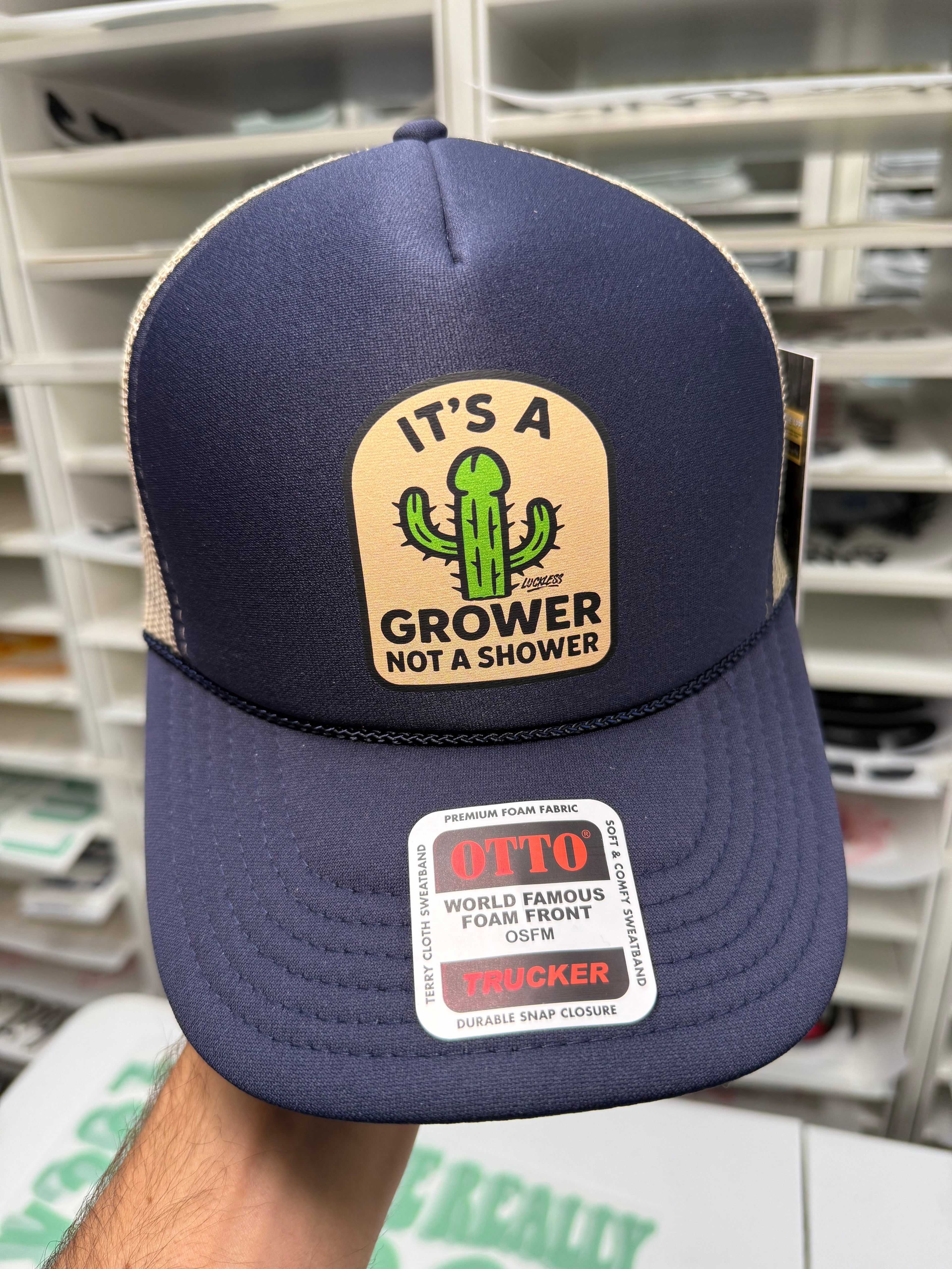 Its a Grower Trucker Hat