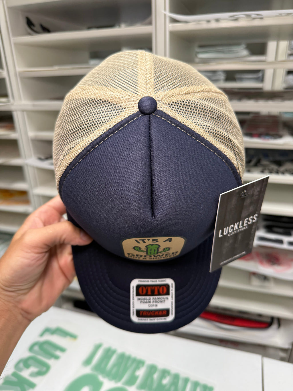 Its a Grower Trucker Hat