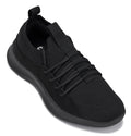 CALTO - Q130 - 2.4 Inches Taller (Black/Black Sole) - Ultra Lightweight Sneakers - WonderingCloth