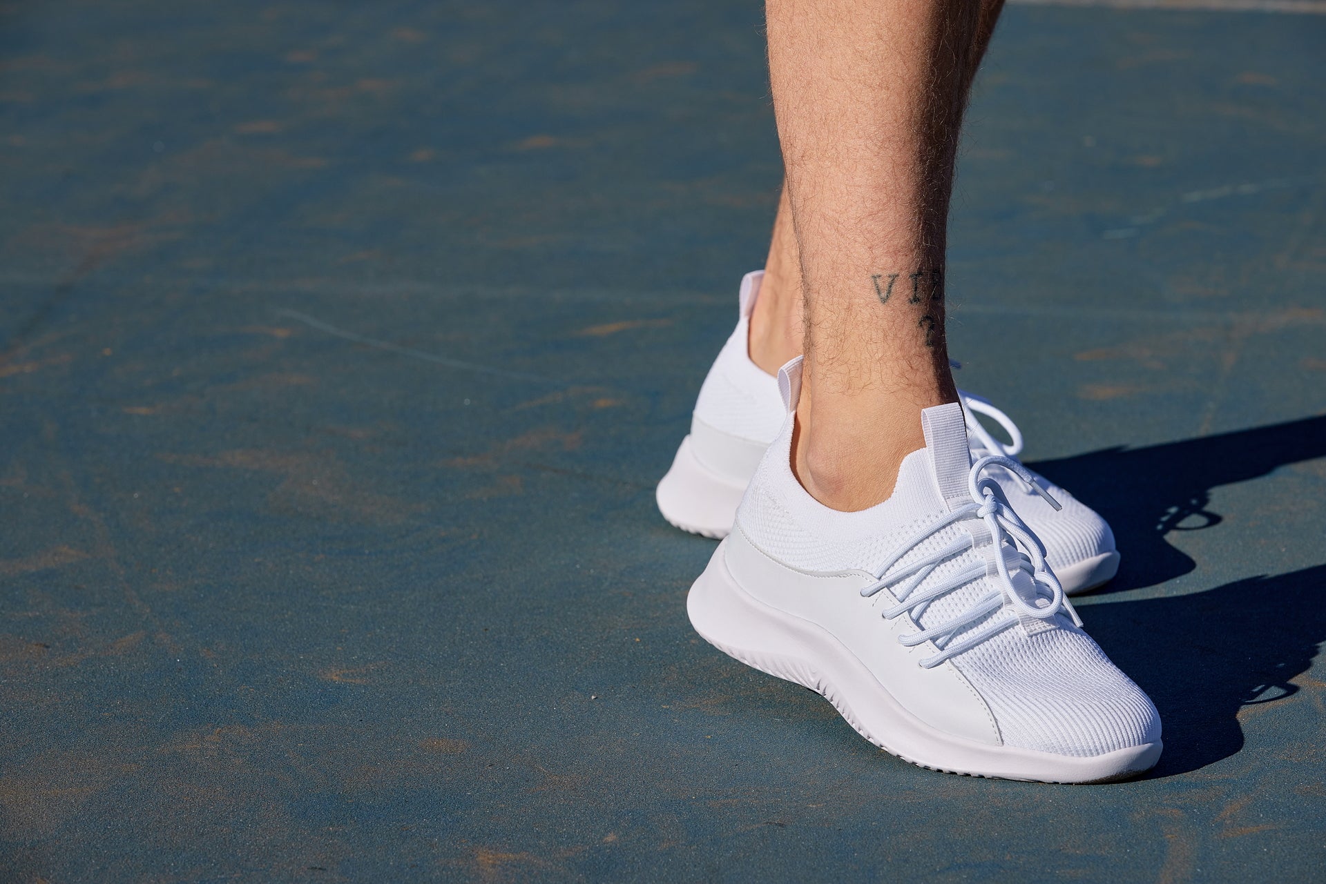 CALTO - Q131 - 2.4 Inches Taller (Off-White/White Sole) - Ultra Lightweight Sneakers - WonderingCloth