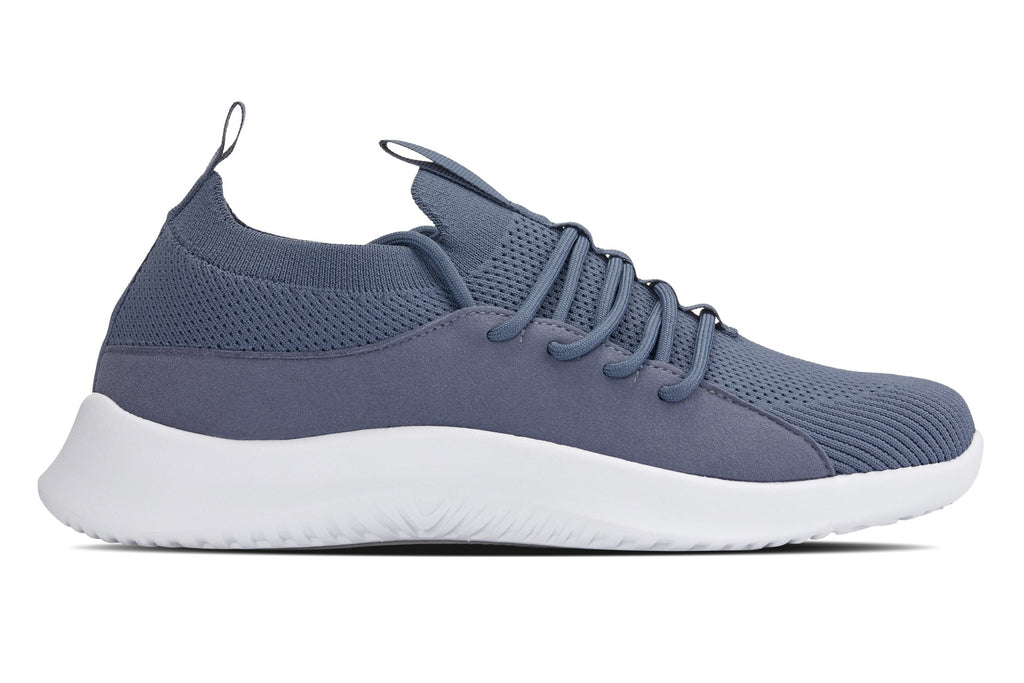 CALTO - Q133 - 2.4 Inches Taller (Light Slate Gray/White Sole) - Ultra Lightweight Sneakers - WonderingCloth