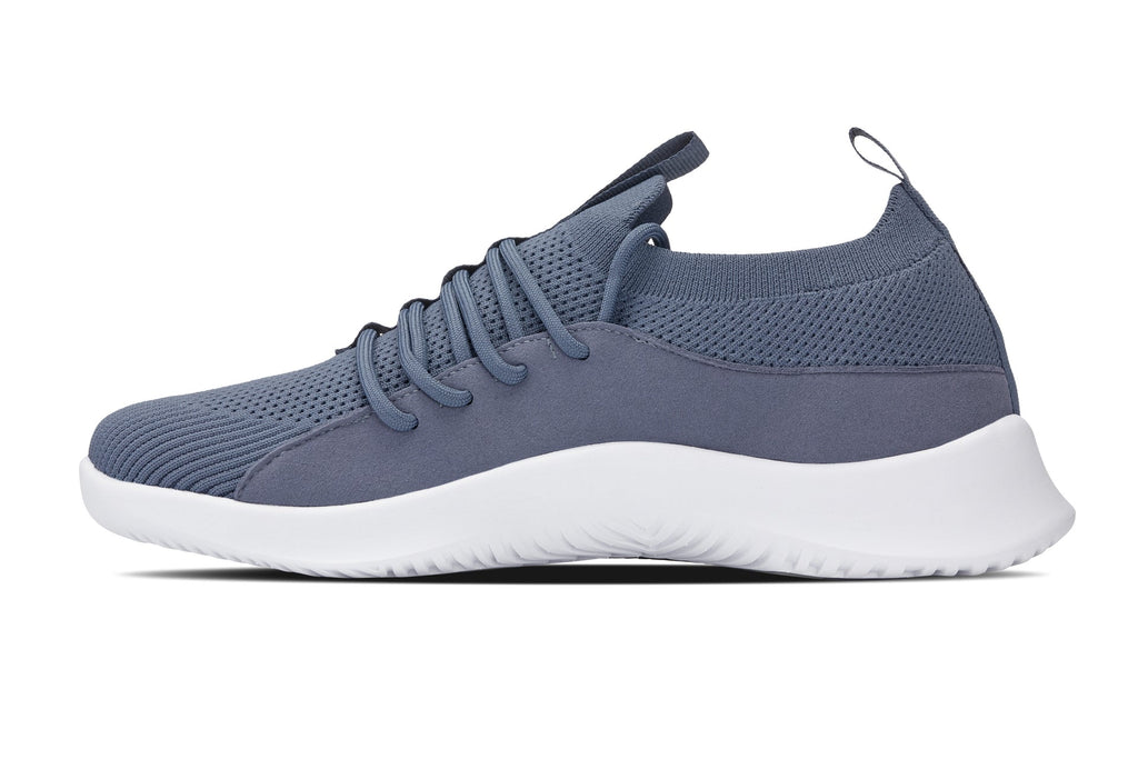 CALTO - Q133 - 2.4 Inches Taller (Light Slate Gray/White Sole) - Ultra Lightweight Sneakers - WonderingCloth