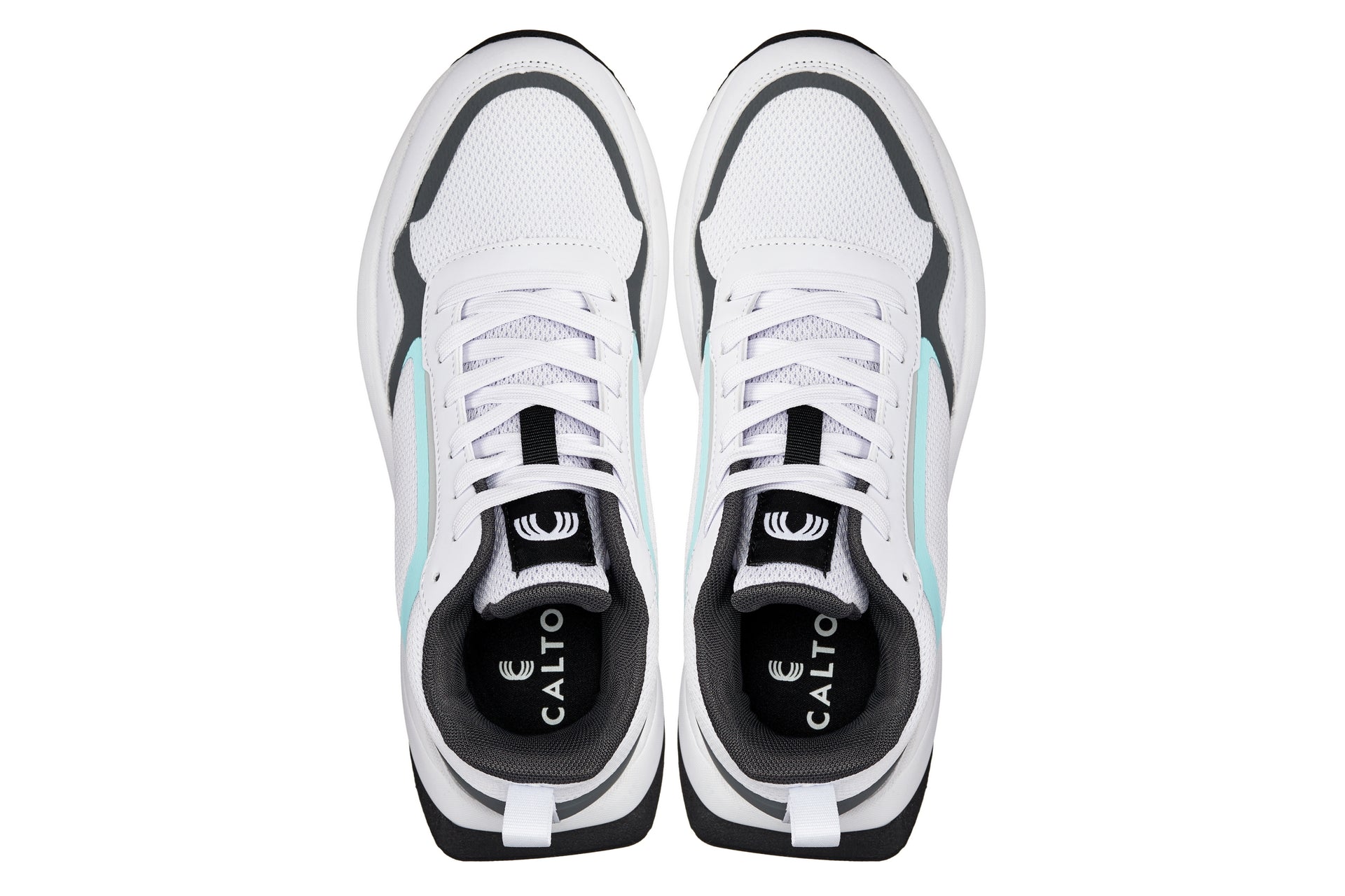 CALTO - Q151  - 2.4 Inches Taller (White/Grey) - WonderingCloth