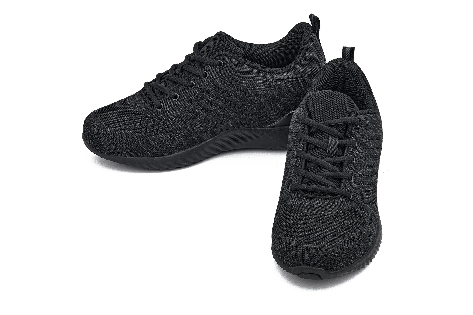 CALTO - Q213 - 2.6 Inches Taller (Black/Charcoal Grey) - Ultra Lightweight - WonderingCloth